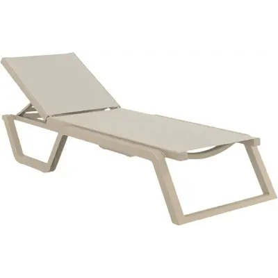 Шезлонг Aquajoy Rio PRO, сіро-коричневий