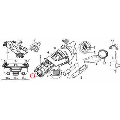 Зливний клапан на колбу Kokido для пилососа Voltera 56
