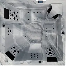 СПА-басейн Aquajoy Monaco Odyssey (220х220х90 см), з динаміками та LED-підсвічуванням