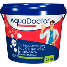Шок-хлор для басейну AquaDoctor C-60T 0.9 кг в таблетках