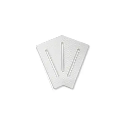 Кутовий елемент Aquavva KK-15-2 Classic для переливної решітки 45° 145/25 мм (білий)