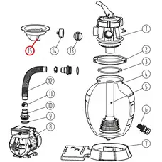Горловина для фільтраційної установки Aquaviva Lagoon, (201005363)