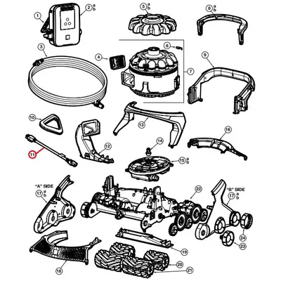 Кабель живлення для пилососа Hayward AquaVac 6, (RCX361251E)
