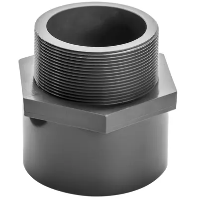 Муфта ПВХ Aquaviva з зовнішньою різьбою, d63х2"