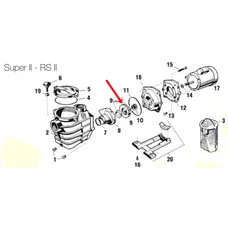 Крильчатка насоса Hayward RS3025, 2.5 НР (SPX3026CE)
