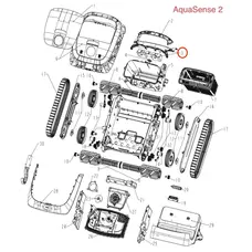 Передня кришка робота-пилососа Beatbot AquaSense 2