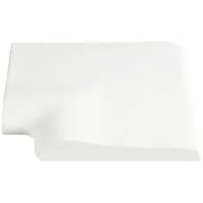 Кутовий копінговий камінь Aquazone 250x300x50-25 мм, білий