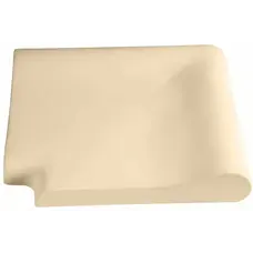 Кутовий копінговий камінь Aquazone зовнішній, 320x400x50-25 мм (бежевий)