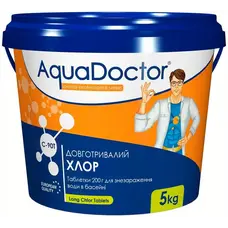 Хлор для басейну AquaDoctor C-90T 5 кг в таблетках