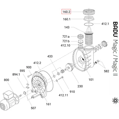 Гайка префільтра Speck BADU PICCO ІІ/MAGIC (292.1616.020)