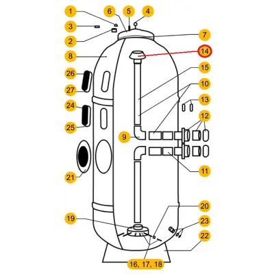 Дифузор фільтра Aquaviva AP