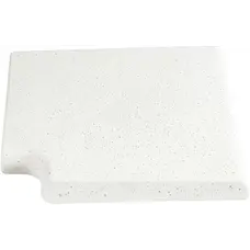 Кутовий копінговий камінь Aquazone Tuff 320x400x50-25 мм, білий (пористий)