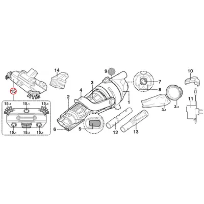 Щітка-насадка Kokido для пилососів Voltera EV56/60