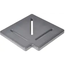 Кутовий елемент Aquaviva KP HKE27-G для переливної решітки 90° 245х25 мм