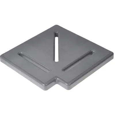 Кутовий елемент Aquaviva KP HKE27-G для переливної решітки 90° 245х25 мм