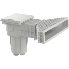 Скімер Hayward X-Pro 600 латунні вставки, скловолокно 6°, біла вставка