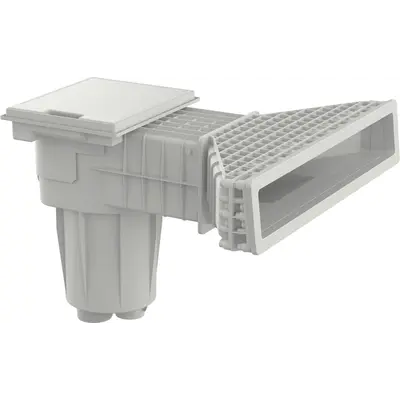 Скімер Hayward X-Pro 600 латунні вставки, скловолокно 6°, біла вставка