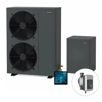 Інверторний тепловий насос для дому Aquajoy Comfort 17T (17 кВт), циркуляційний насос