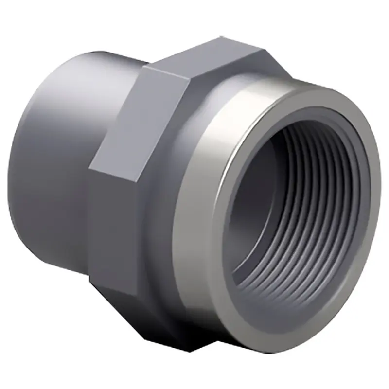 Адаптер-втулка ПВХ Effast RGRAFR040E з металевим кільцем, d40x1-1/4"