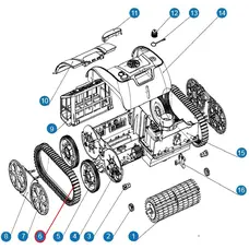 Ремінь до пилососа Cyclone C1 Pro (S.WY3312Pro.14.005)