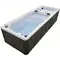 Плавальний СПА-басейн Aquajoy Equilibrium (580х220х150 см), Сріблясто-білий мармур
