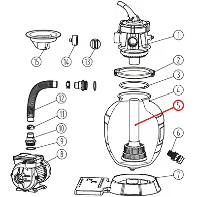 Колектор у зборі Aquaviva Lagoon 55, (297050934)