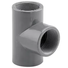Трійник 90° ПВХ Hidroten 1002323, з внутрішньою різьбою, d1"