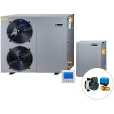 Інверторний тепловий насос для дому Aquaviva AVH15SPV (15.2 кВт), циркуляційний насос + триходовий клапан