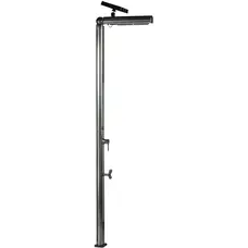 Душ вуличний Aquaviva Quick з LED підсвіткою та мийкою для ніг, алюміній Q825/9007-QL