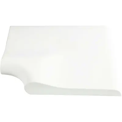 Кутовий копінговий камінь Aquazone 320x400x50-25 мм, білий