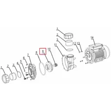 Крильчатка насоса Aquaviva WP300LP300