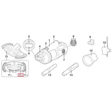 Набір із 3 коліс Kokido для пилососа Telsa EV30 (EV30-ASM07/GRY)
