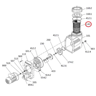 Кошик префільтра Speck BADU Prime (290.1114.300)
