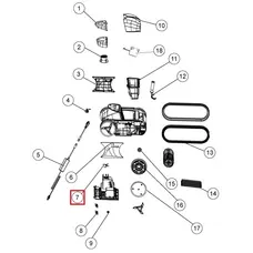 Робоче колесо з гвинтами для робота-пилососа Fairland X30-X80 (2020010100055)