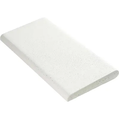 Копінговий камінь Aquazone Tuff 250x500x50-25 мм, білий (пористий)