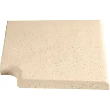 Кутовий копінговий камінь Aquazone Tuff 320x400x50-25 мм, бежевий (пористий)