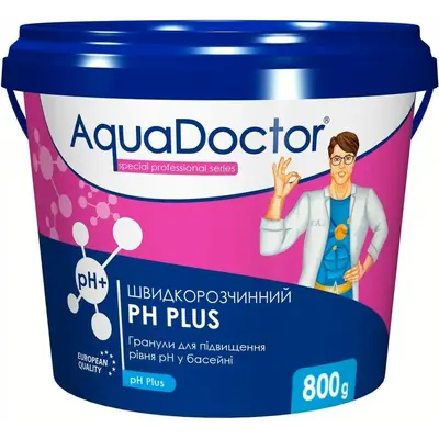 Засіб для підвищення pH AquaDoctor pH Plus 0.8 кг в гранулах