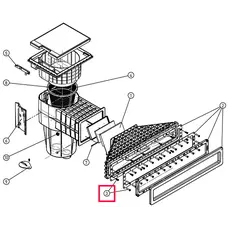 Комплект вставок фурнітури X-Line (12 + 28) для скімера Hayward X-Pro 600