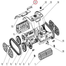Ручка фіксатора до пилососа Aquajoy Cyclone C1 Pro (S.3172.21.013)