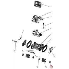 Шестерня 1 для валика для робота-пилососа Wybotics C1 (S.3172.08.008)