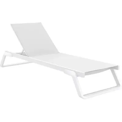 Шезлонг Aquajoy Tropic, білий