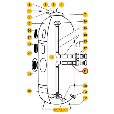 Адаптер із зовнішнім різьбленням Aquaviva AP