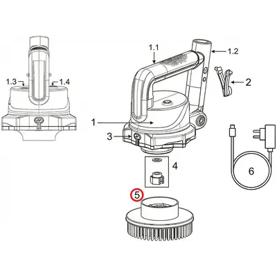 Стандартна щітка Kokido SCRUBBY