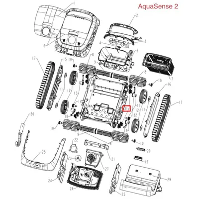 Шестерня 1-ї щітки для Beatbot AquaSense 2 (XM020201-0358)