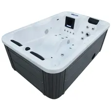 СПА-басейн Aquajoy Alicante (205х130х70 см), Сріблясто-білий мармур