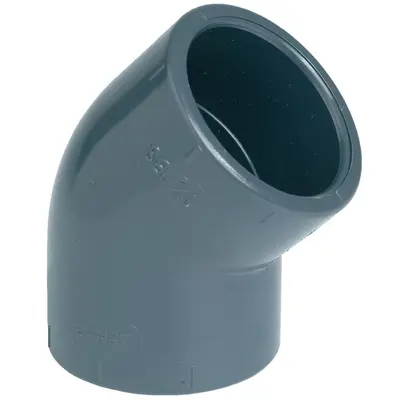 Коліно ПВХ Effast RDRGYD2250 45°, d225 мм