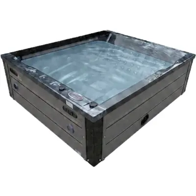 СПА-басейн Aquajoy Venice (215х190х70 см), темний опал, з динаміками та LED-підсвічуванням
