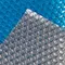 Солярне покриття Aquaviva Platinum Bubbles 500 мкм, ширина 3.5 м (50 пог. м), срібний/блакитний