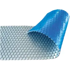 Солярне покриття Aquaviva Platinum Bubbles 500 мкм, ширина 3.5 м (50 пог. м), срібний/блакитний