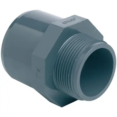 Муфта ПВХ Effast RGRAMG016B перехідна, із зовнішньою різьбою d16x20x1/2"